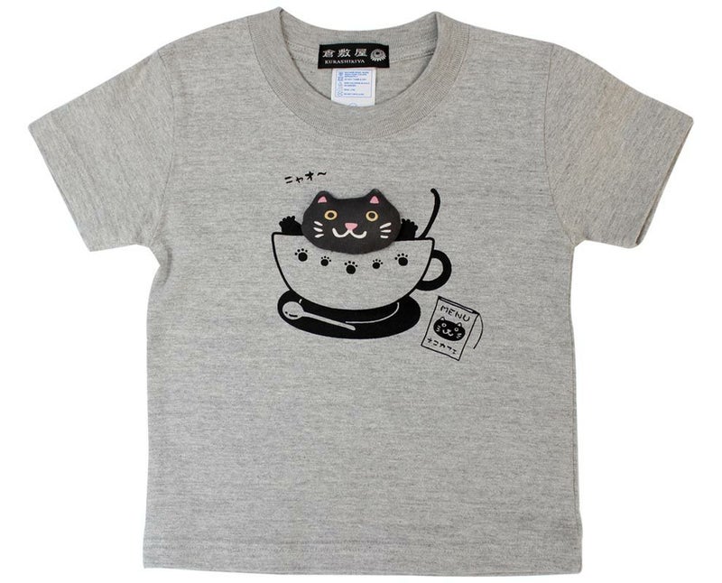 ぷくぷくTシャツ　ねこカフェ