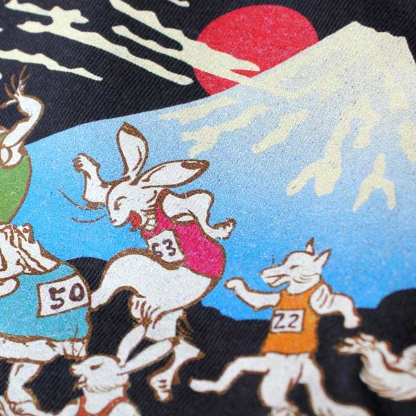 鳥獣マラソンTシャツ（富士山）