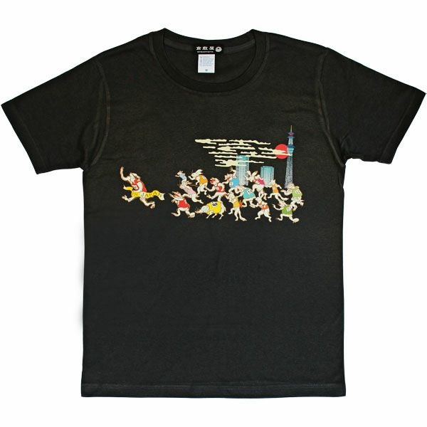 鳥獣マラソンTシャツ（東京） | 倉敷デニム・倉敷帆布雑貨通販専門