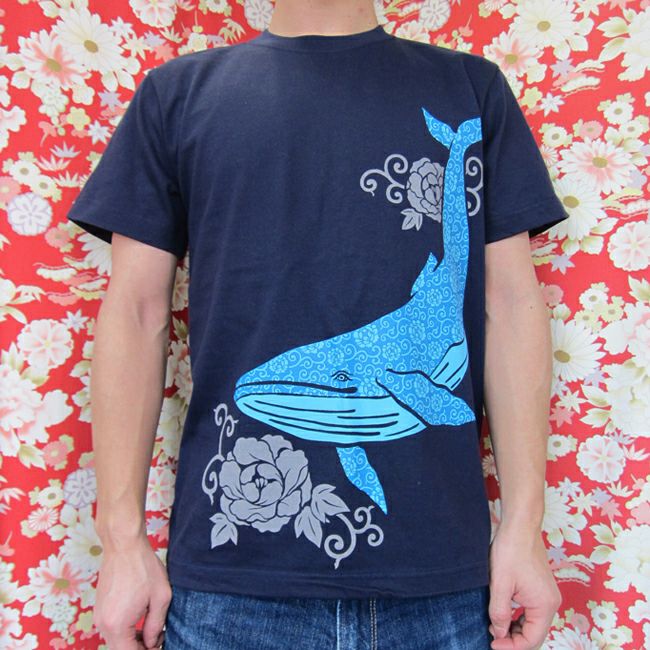 鯨半袖Tシャツ | 倉敷デニム・倉敷帆布雑貨通販専門｜≪公式≫倉敷屋