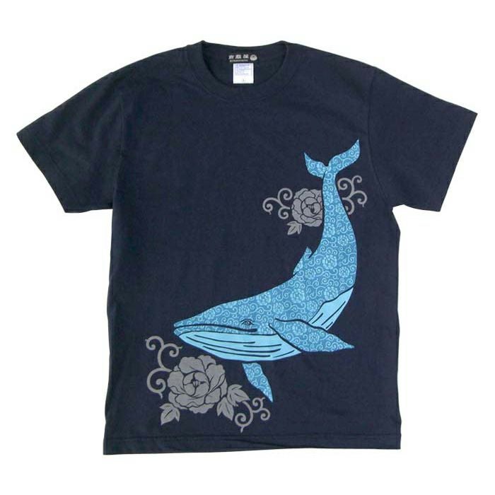 鯨半袖Tシャツ | 倉敷デニム・倉敷帆布雑貨通販専門|≪公式≫倉敷屋 鯨半袖Tシャツ | 倉敷デニム・倉敷帆布雑貨通販専門|≪公式≫倉敷屋